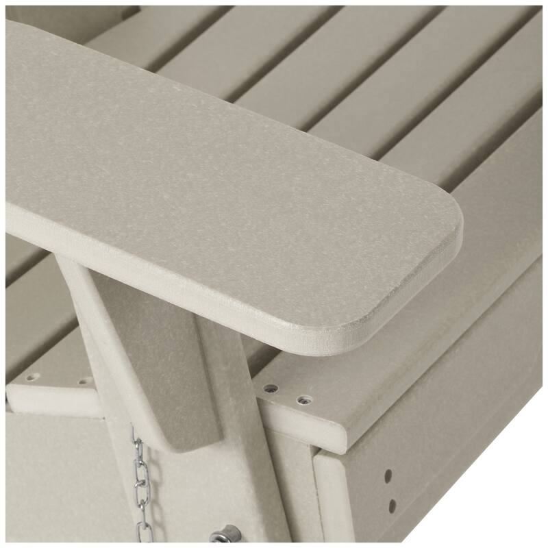 Laguna Outdoor Folding Adjustable Adirondack Chair with Cup Holder & Hideaway Ottoman