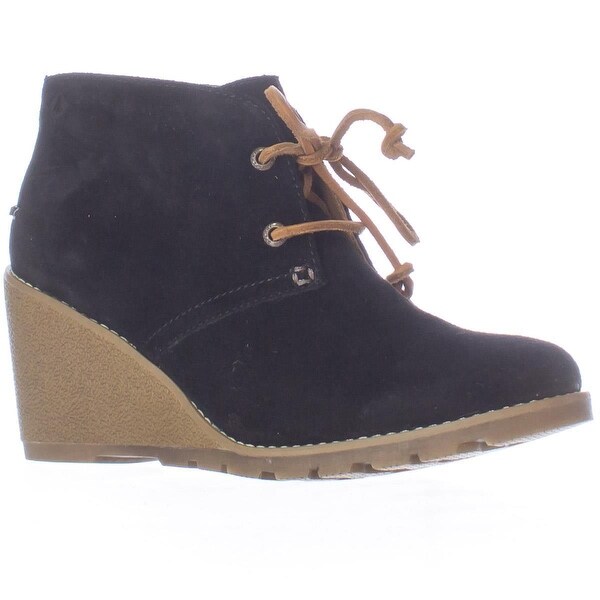sperry wedge booties