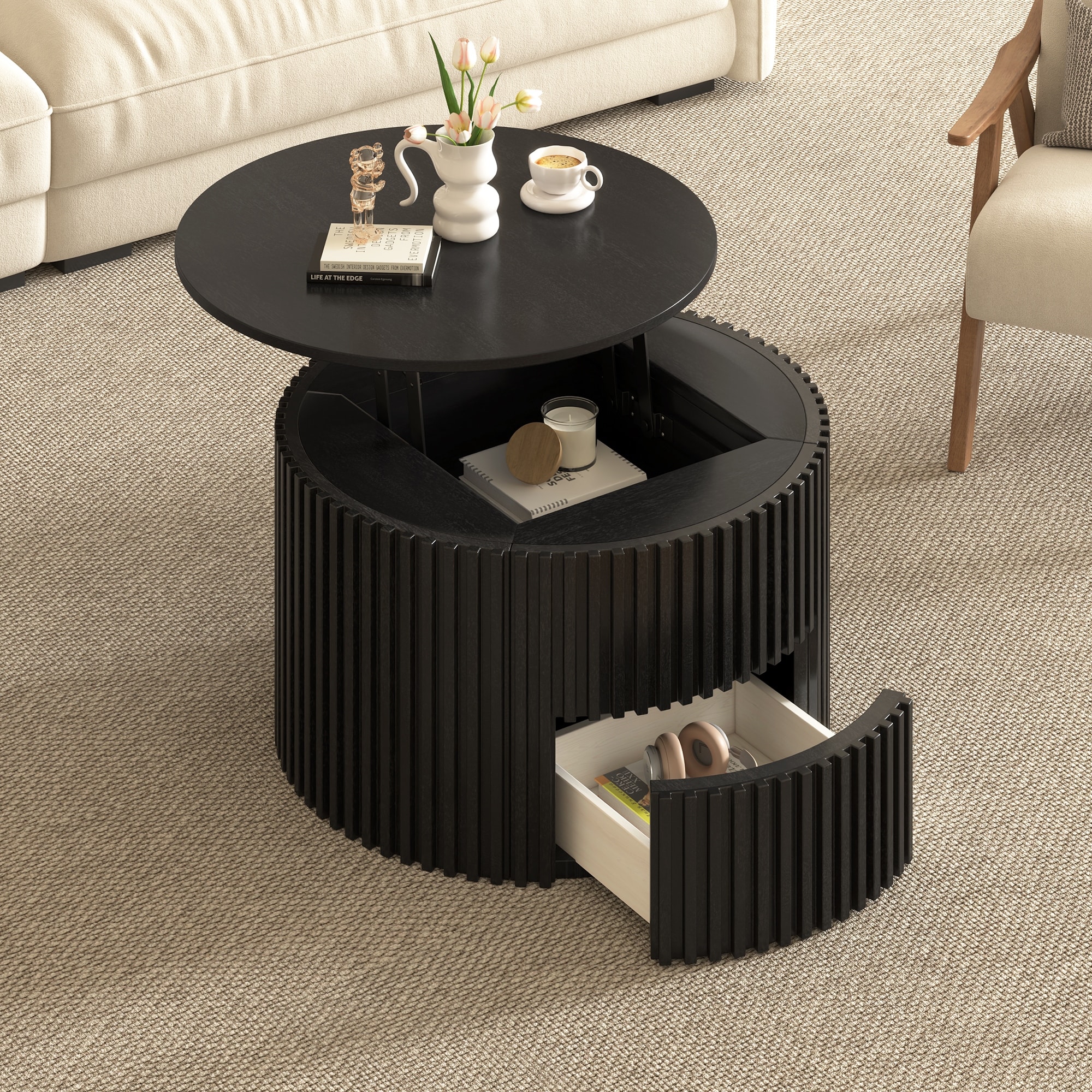 FLOAT COFFEE TABLE (CENTER LEG) コーヒーテーブル FLOAT COFFEE