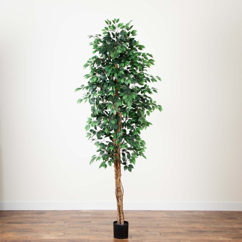 Artificial Potted Ficus Tree - 9'