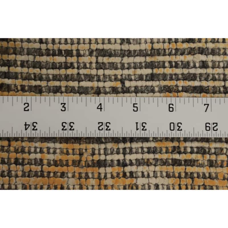 Hand Knotted Oriental Viscose Silk Carpet Modern Abstract Multi-Colored Abstract Area Rug - 5' 0'' X 3' 0''