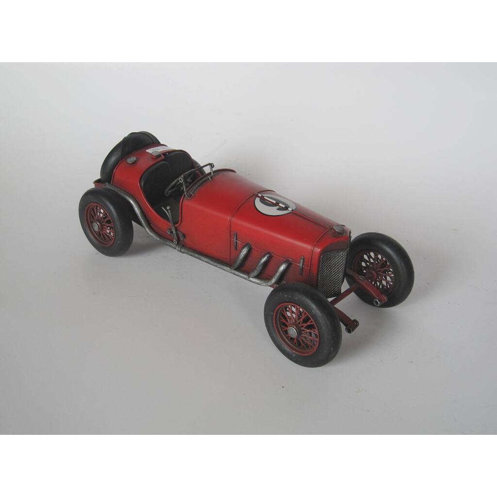 Decorative Auto Union Race Car in Red - Small