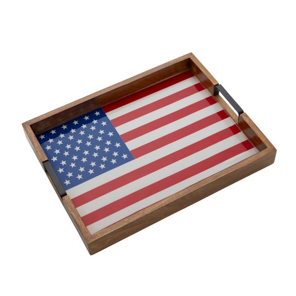 Shop Black Friday Deals On Gourmet Basics By Mikasa Rectangular Flag 18 Lazy Susan Overstock 31568788