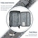 preview thumbnail 5 of 18, Merax 3 Piece Set Softside Luggage Sets with Spinner Wheels, Expandable Softshell Suitcase Set with Telescopic Handle