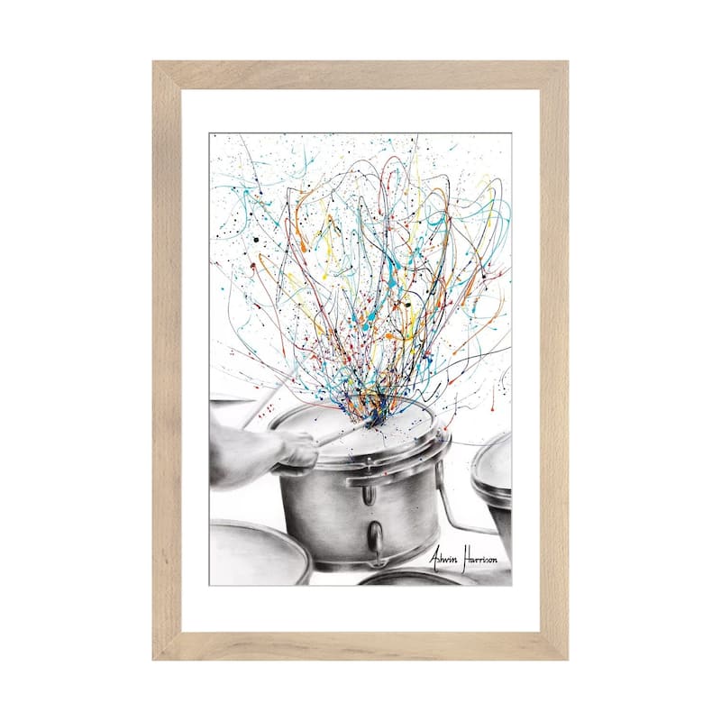 iCanvas "The Drum Solo" by Ashvin Harrison - Natural - 24x16x1