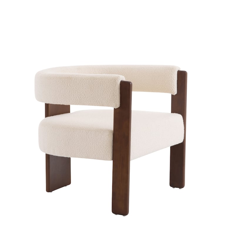 Christopher Knight Home - Emery Modern Upholstered Boucle Fabric Accent Armchair
