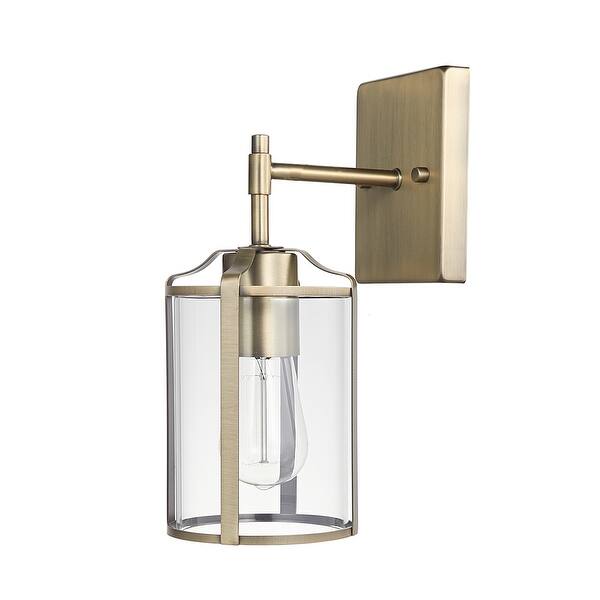 pics Brass Wall Sconce With Glass Shade globe