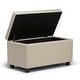 preview thumbnail 23 of 128, WYNDENHALL Essex 34-in. Wide Rectangular Storage Ottoman