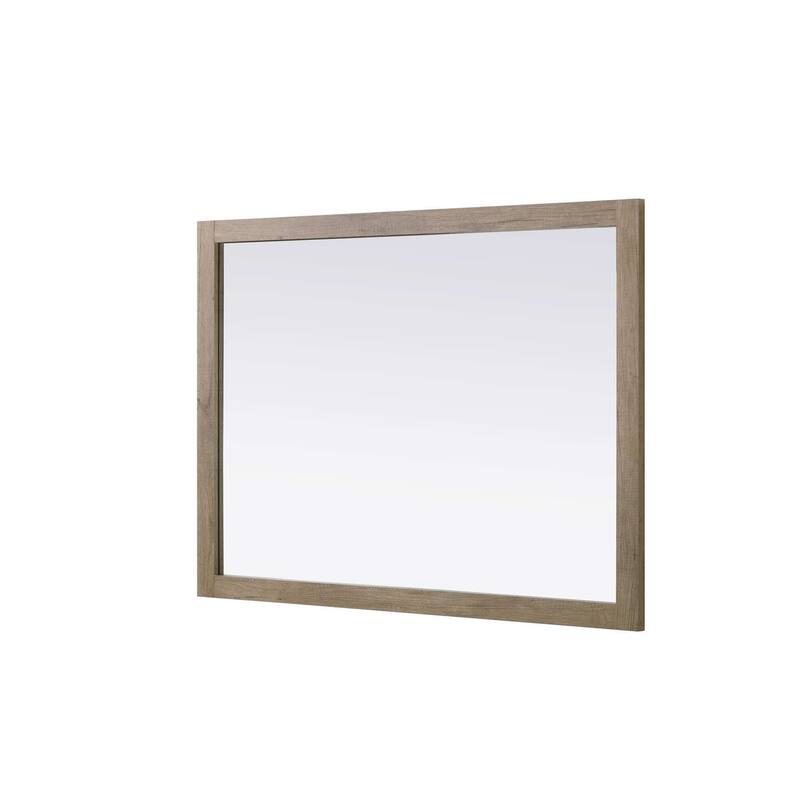 Solene Wooden Rectangle Mirror (42-48 x 36 in.)