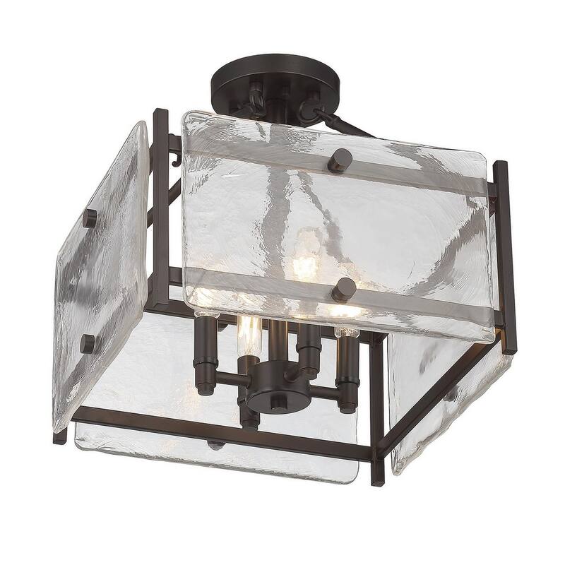 Glenwood by Brian Thomas 4-Light Ceiling Light in English Bronze
