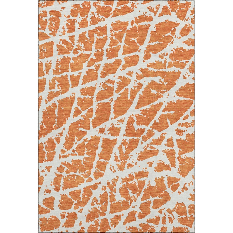 Premium Washable Super Soft Modern Crackle Mayfield Rug