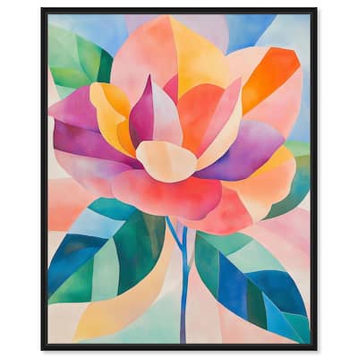 Ail Geofloral I Canvas by Art Remedy