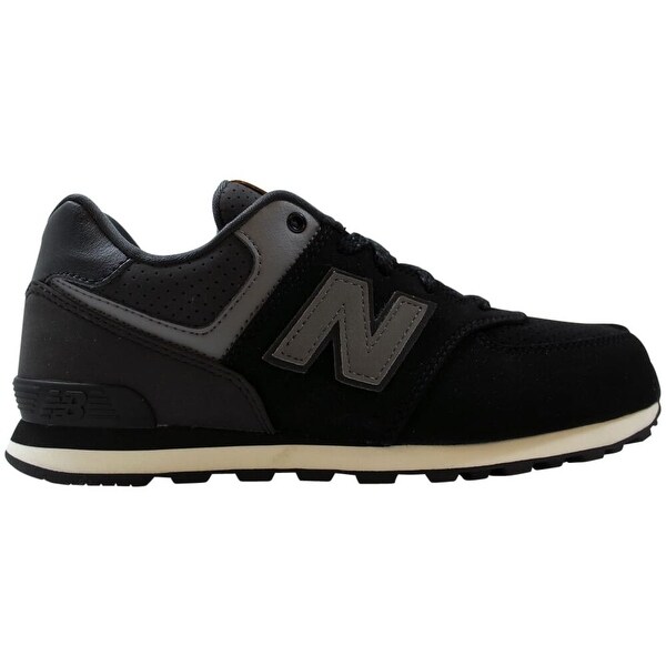 Shop New Balance Featured 574 Black/Grey KL574YAP Men's ...