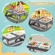 preview thumbnail 8 of 9, Kids Picnic Table Set with 3 Removable Bins - 38" x 30" x 21"(L x W x H)