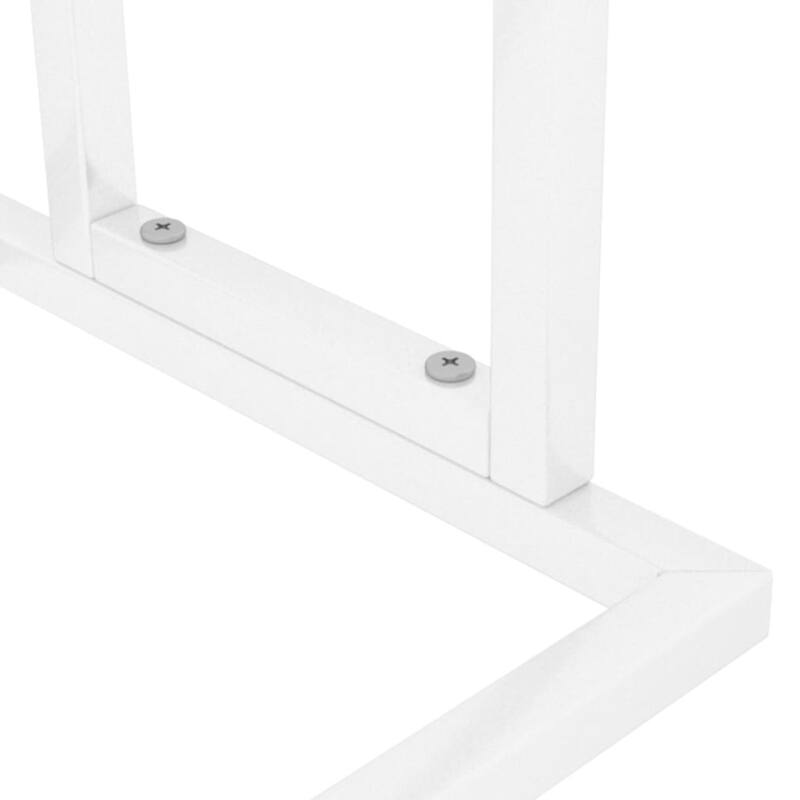 vidaXL Towel Rack Freestanding 2 Tier Towel Holder Stand for Bathroom Iron