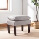 preview thumbnail 17 of 34, WOVENBYRD 24" Pillowtop Ottoman