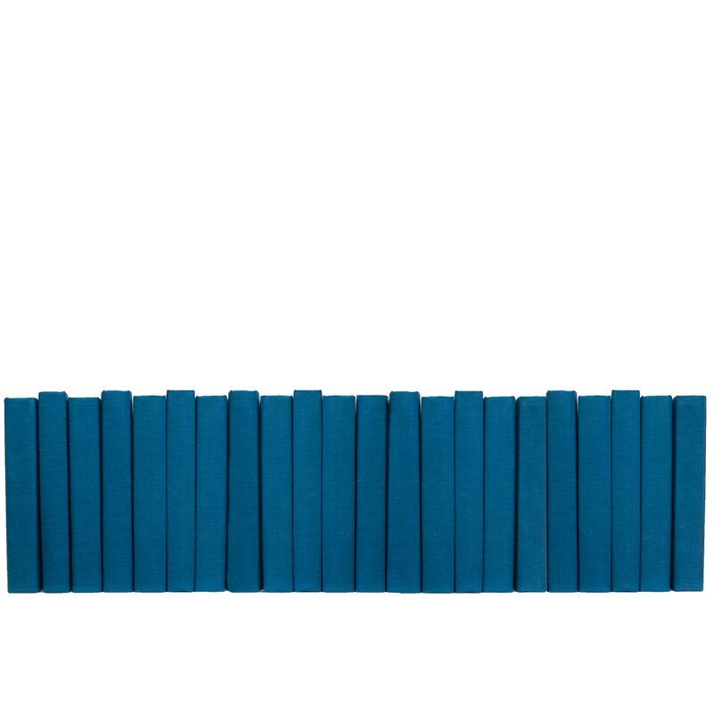 Books Blue Decorative Accessories: Blue Spruce Linen Color By The Foot