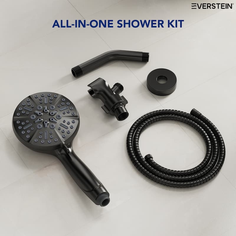 5 Spray Setting High Pressure Handheld Shower Head with Hose