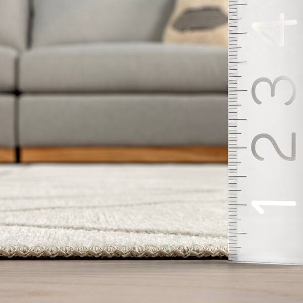 dimension image slide 0 of 2, Nuloom Sinclair SuperiorWash Lattice Reversible Machine Washable Area Rug