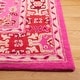 preview thumbnail 2 of 3, SAFAVIEH Handmade Bellagio Gracia Modern Oriental Wool Rug - Red/Pink - 5' Square