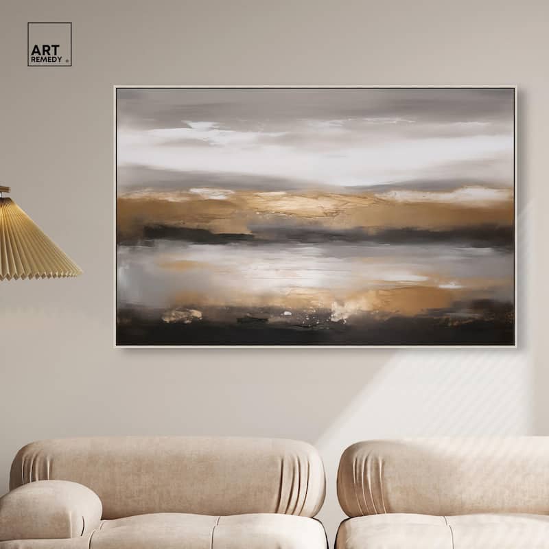 Dust and Gold Canvas by Art Remedy