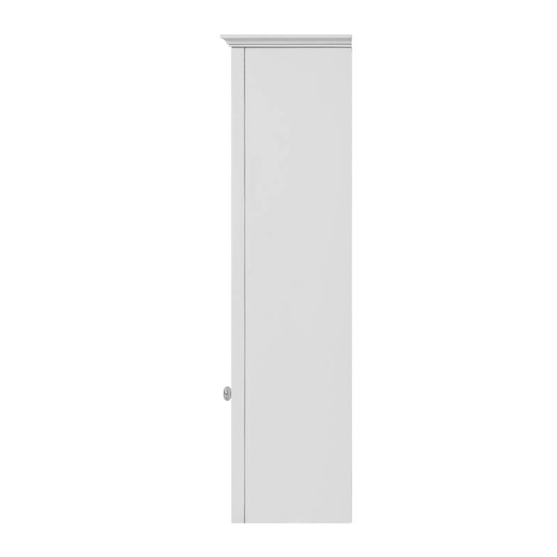 Roomfitters 36x28 Inch Medicine Cabinet, Wall Mounted Bathroom Mirror Cabinet with Adjustable Shelf, White
