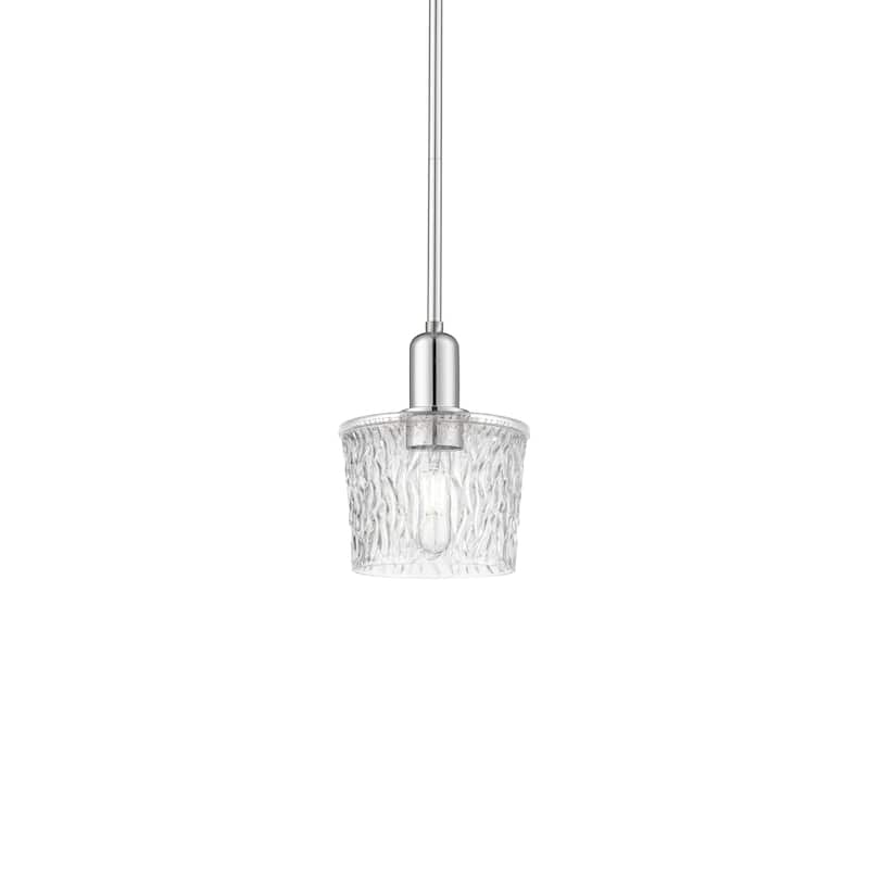 Innovations Lighting 716-1S-10-7 Niagara Pendant Niagara 7" Wide Mini - Polished Chrome / Clear