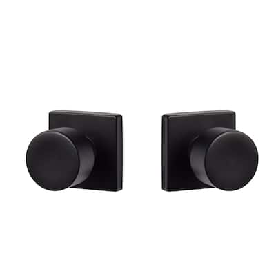 Sure-Loc Bergen Modern Series Passage Door Knob with Square Rosette