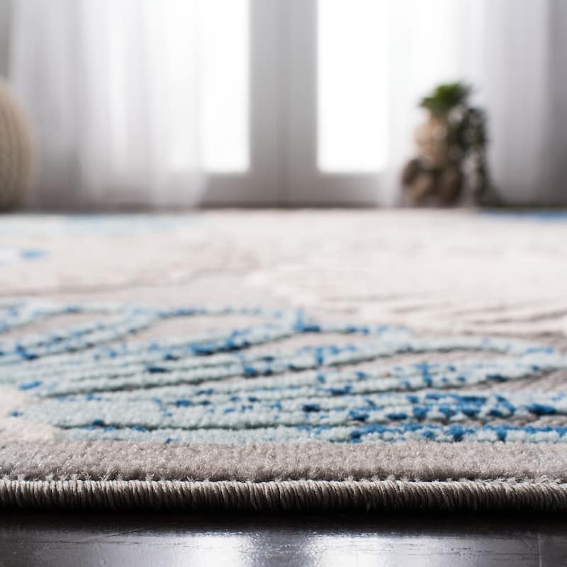 SAFAVIEH Cabana Rajni Indoor/ Outdoor Waterproof Patio Floral Rug
