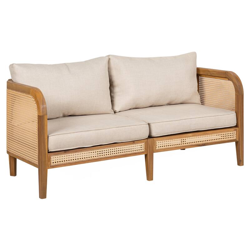 Outdoor Patio Cushioned Sofa
