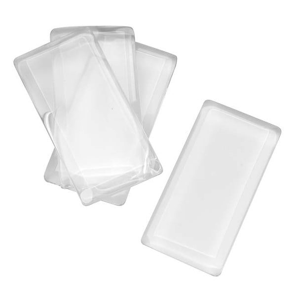 Shop Clear Glass Jewelry Pendant Tiles Rectangle 24x48mm ...