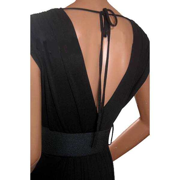 Shop Funfash Plus Size Women S Blue Black Block Long Maxi Dress