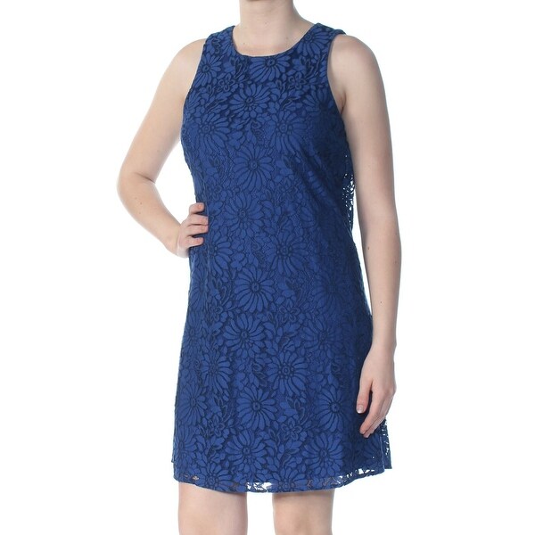 tommy hilfiger blue floral dress