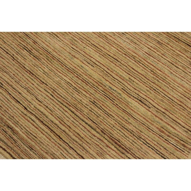 Boho Earthline Gabbeh Hand Knotted Wool Area Rug