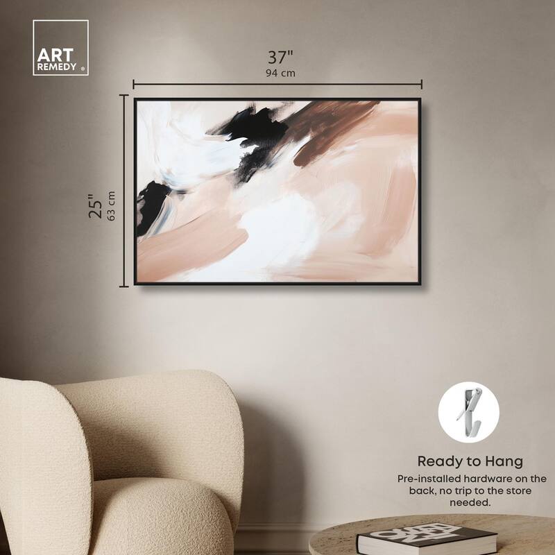 Swirls of Cream II Canvas by Art Remedy