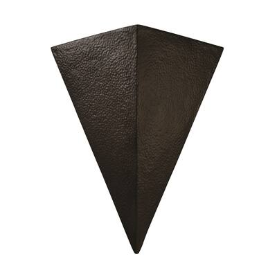 Justice Design Ambiance Iron Really Big Triangle Wall Sconce