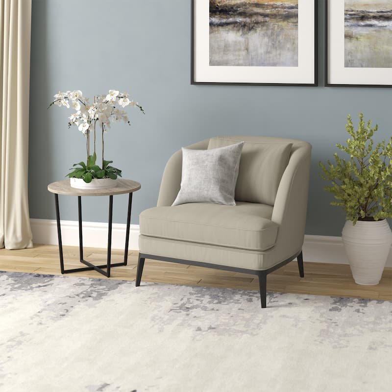 Pivetta 22" Wide Round Side Table