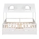 preview thumbnail 3 of 24, Playhouse Full Size House Bed Wood Bed with Trundle