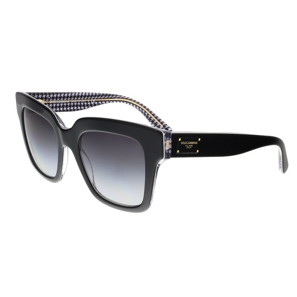 dolce and gabbana houndstooth sunglasses