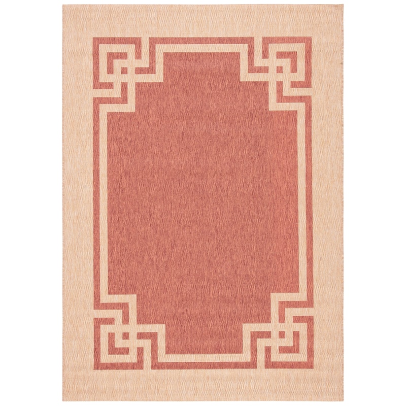 Martha Stewart by SAFAVIEH Deco Frame Indoor/ Outdoor Waterproof Rug