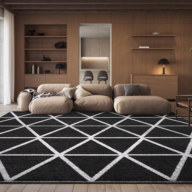 SAFAVIEH Adirondack Wako Vintage Oriental Rug - 8' x 10' - Black/Ivory