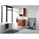 preview thumbnail 49 of 54, 24-inch Modern Bathroom Vanity Set w/ Vitreous China Sink Top