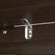 preview thumbnail 13 of 15, LED Lighted Display Cabinet with Fluted Glass Doors, Wooden Sideboard Buffet Cabinet for Living Room or Dining Room
