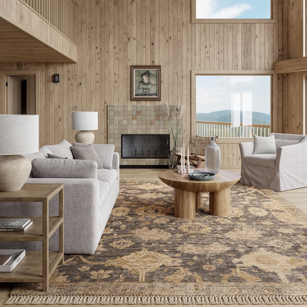 Marigold Vintage Tasseled Area Rug