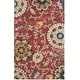 preview thumbnail 81 of 85, SAFAVIEH Handmade Blossom Nelia Modern Floral Wool Rug 5' x 8' - Red/Multi
