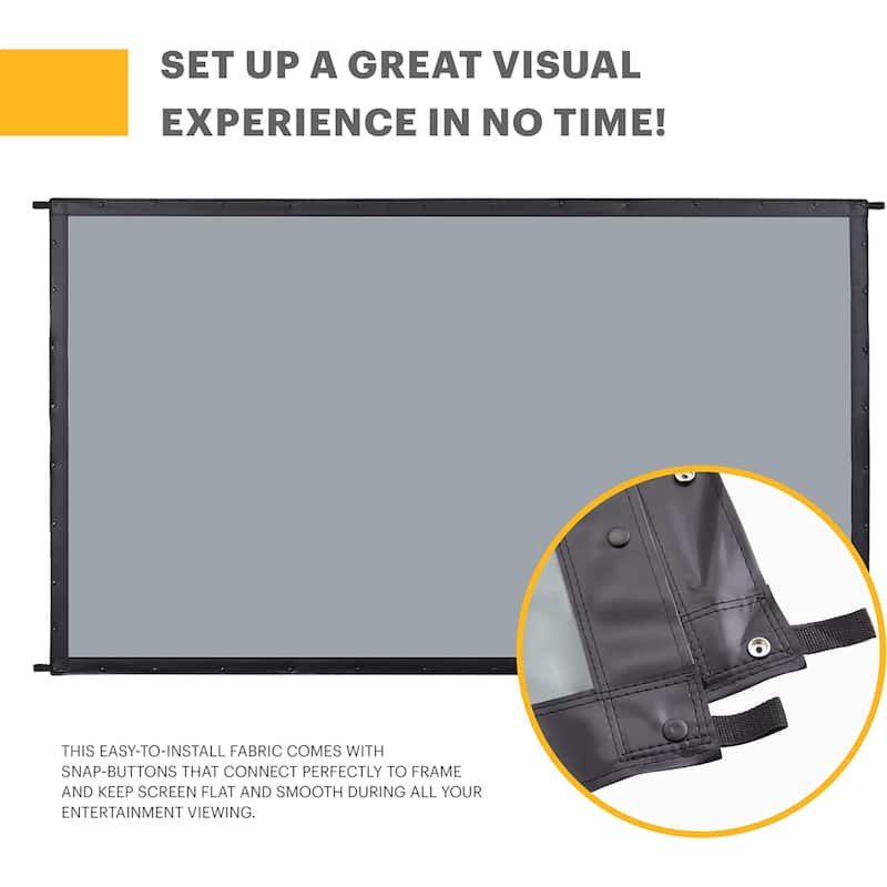 KODAK Replacement Dual Projector Screen, Fast Fold Front & Rear Backdrop
