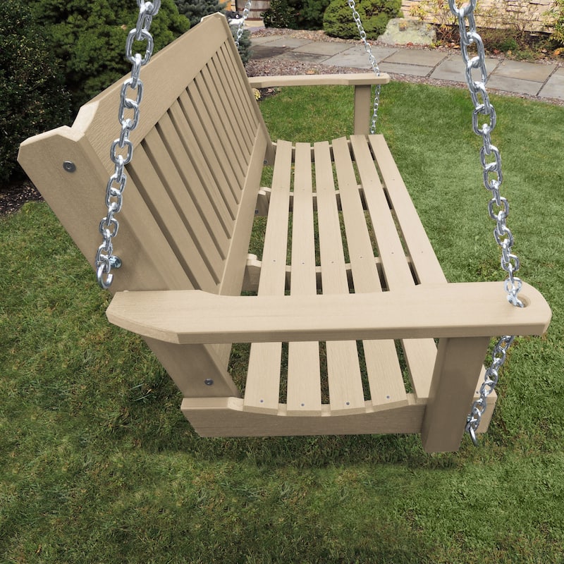 HIGHWOOD Lehigh 5-foot Eco-friendly Synthetic Wood Porch Swing