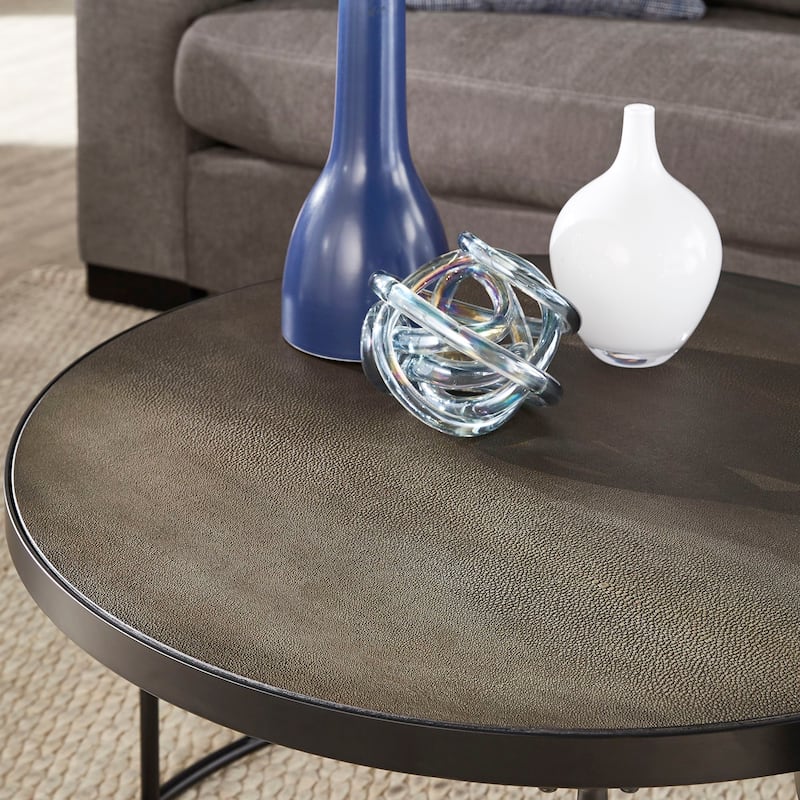 Downing Wood Round Nesting Coffee Table Set by iNSPIRE Q Modern