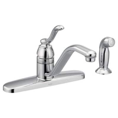 Moen 1.5 GPM Standard Kitchen Faucet - Includes Side Spray