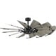 preview thumbnail 1 of 16, Springer II Collection 60-in Twelve-Blade Matte Black Modern Farmhouse Windmill Ceiling Fan - 60 in x 60 in x 16.26 in 60 in x 60 in x 16.26 in